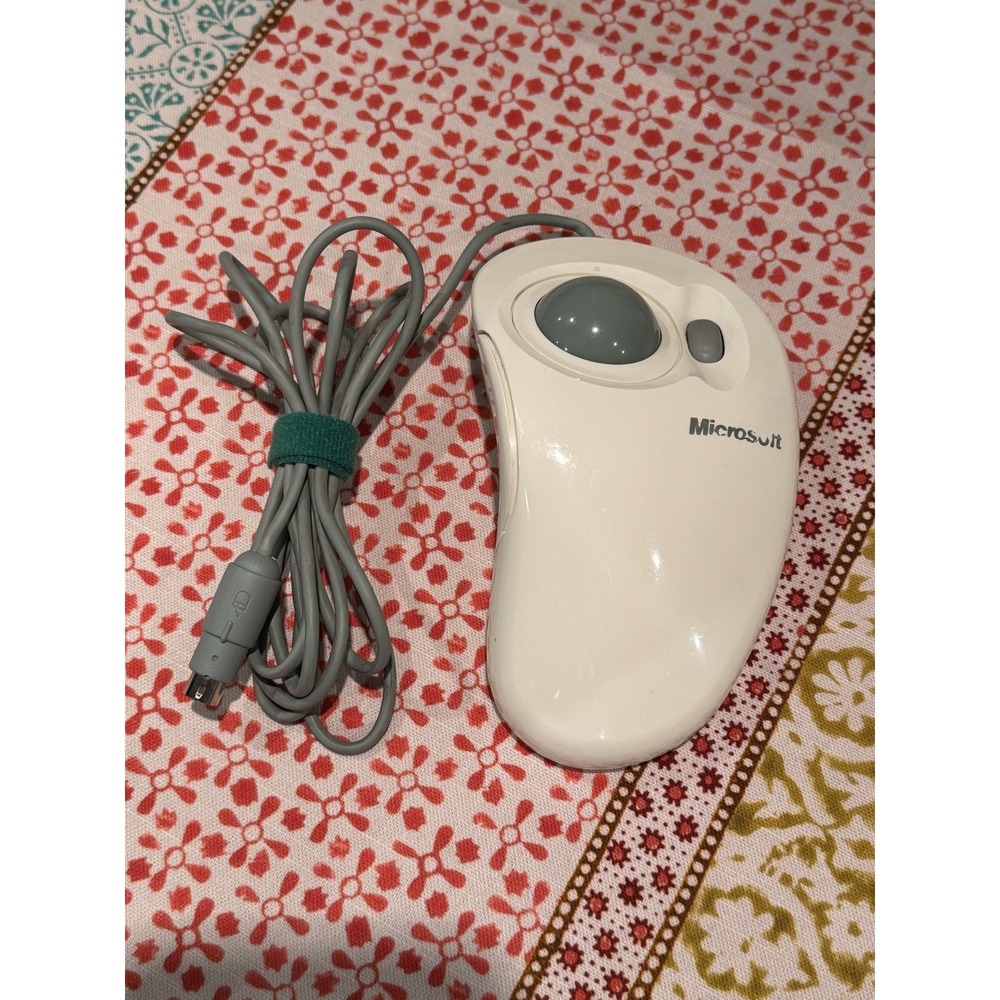 Vintage Microsoft Intellimouse Trackball Mouse Serial PS/2 X03-09209 2‎ of 2